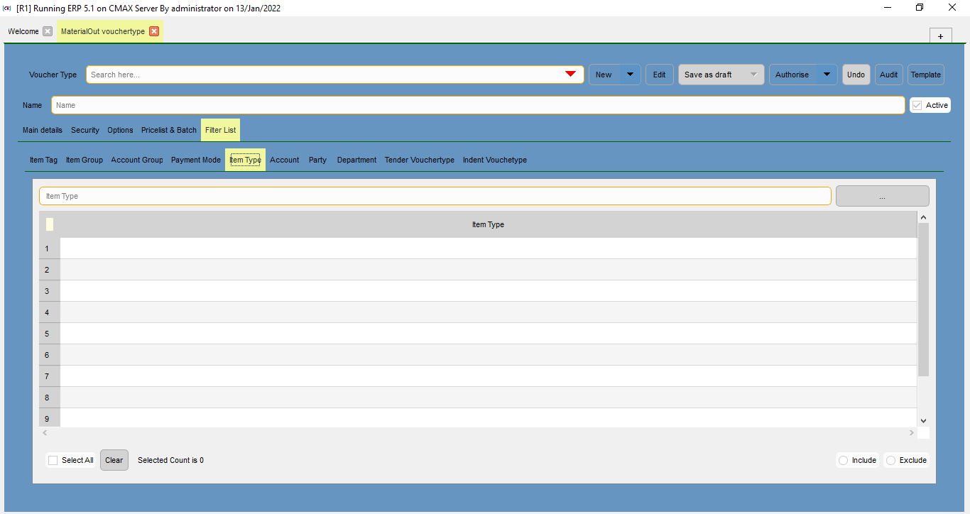 MaterialOutVoucherType